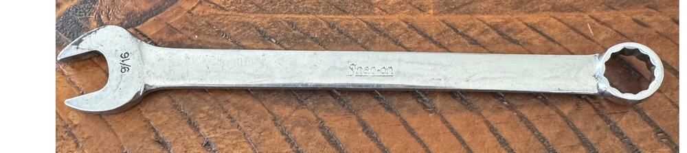 Vtg Snap On Tools OEX 18 9/16 12pt Combination Wrench USA